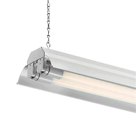 4 foot led lights home depot|4' led tube light fixtures.